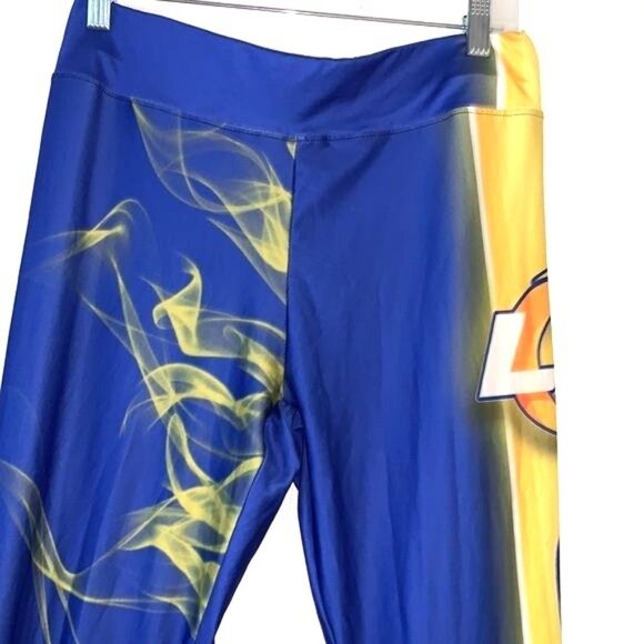 Los Angeles Rams NFL Womens Leggings XL Blue & Gold Sports Apparel Stretch Fit - Picture 7 of 14